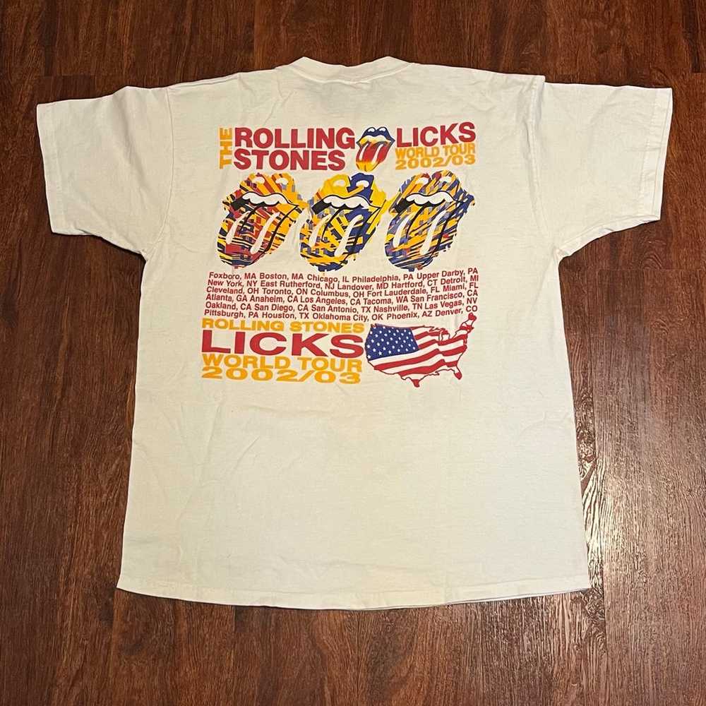 2002/03 Rolling Stones t shirt - image 4