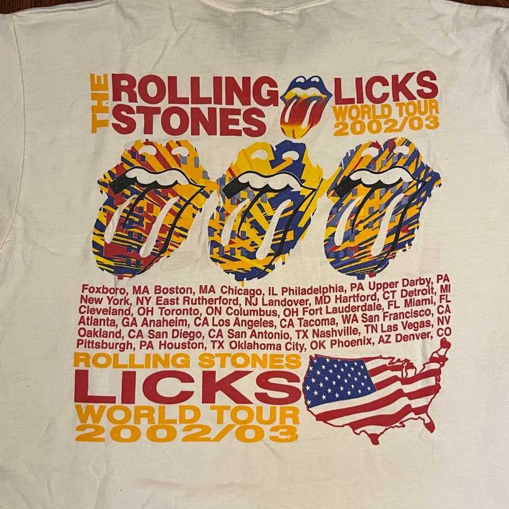 2002/03 Rolling Stones t shirt - image 5