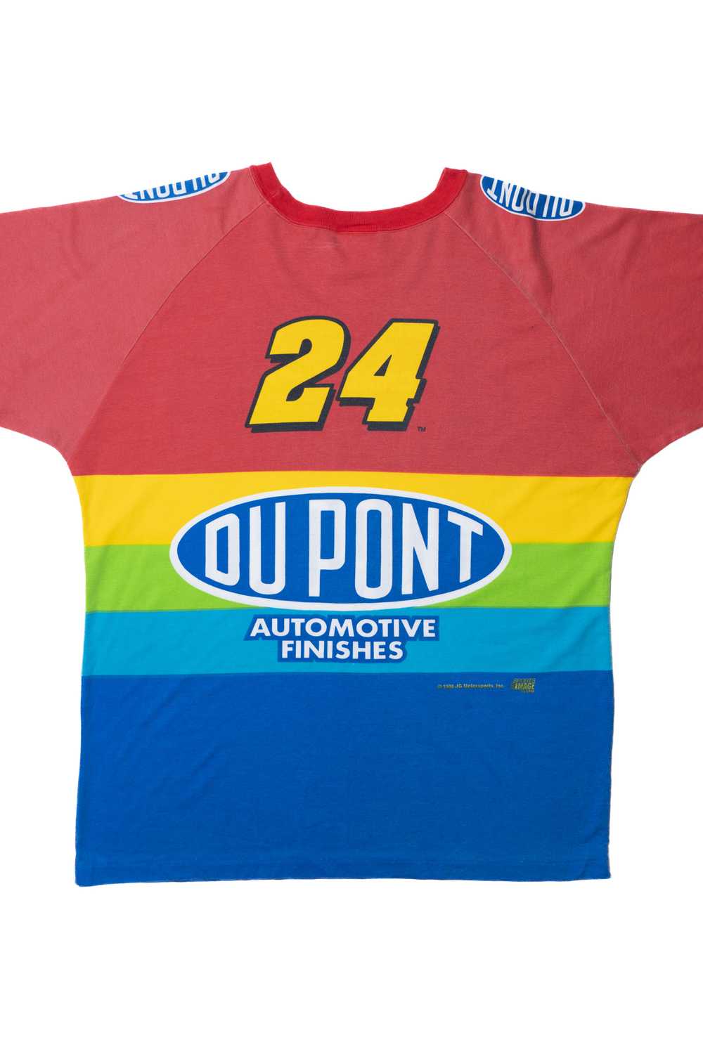 Vintage Jeff Gordon NASCAR Dupont #24 Striped Rai… - image 2