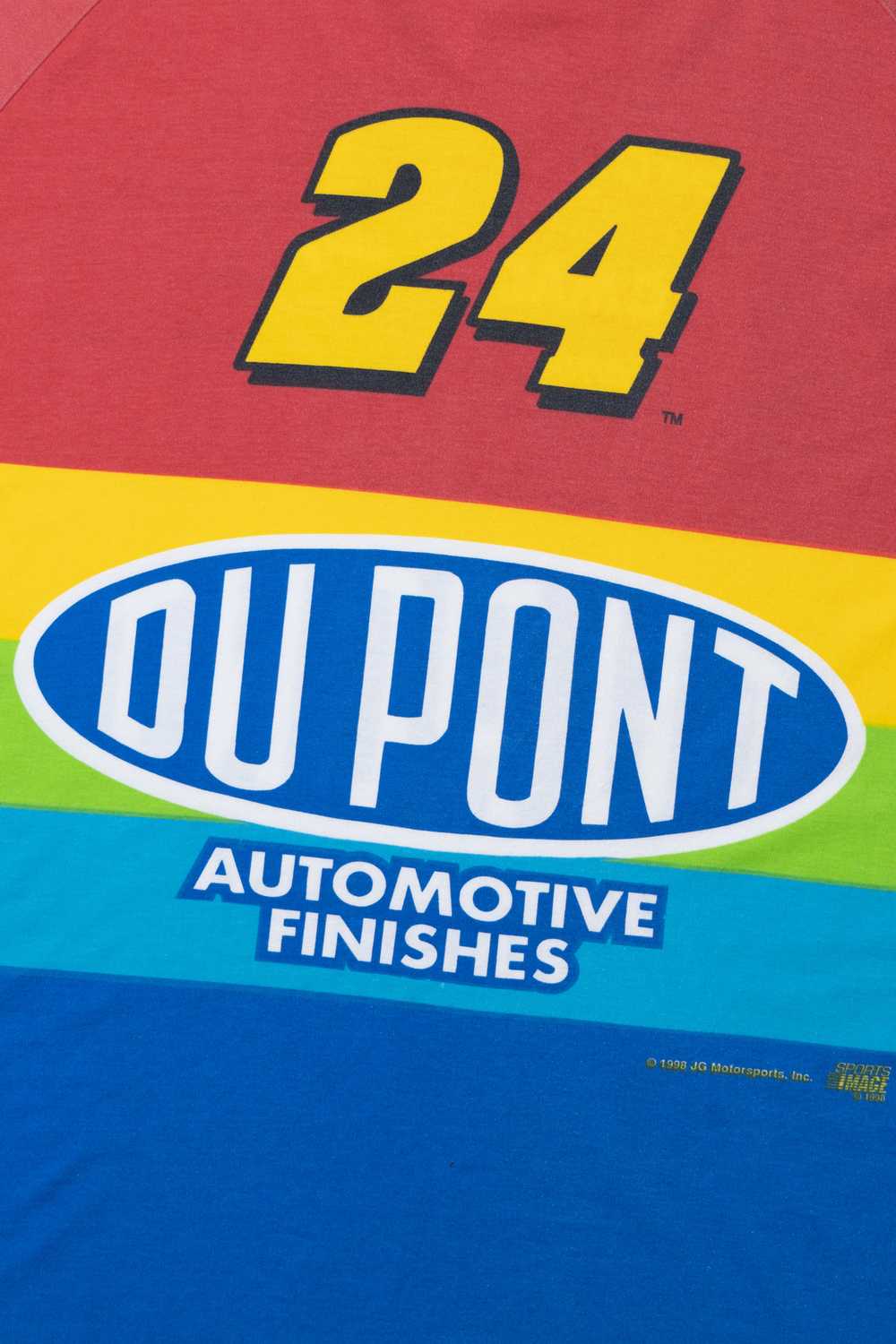 Vintage Jeff Gordon NASCAR Dupont #24 Striped Rai… - image 6
