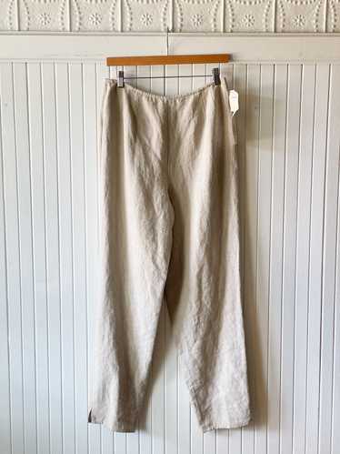 1990s Emanuel Ungaro High-Rise Linen Trouser 32" W