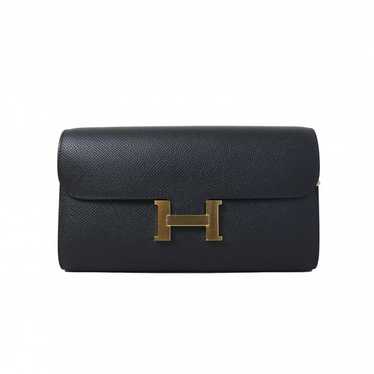 Hermès Constance leather clutch bag