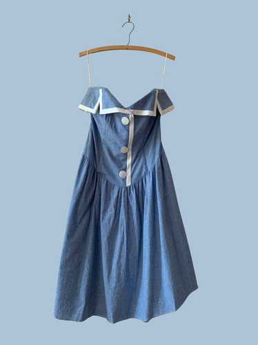 EXPO Vintage Strapless Midi Dress (14) | Used,… - image 1