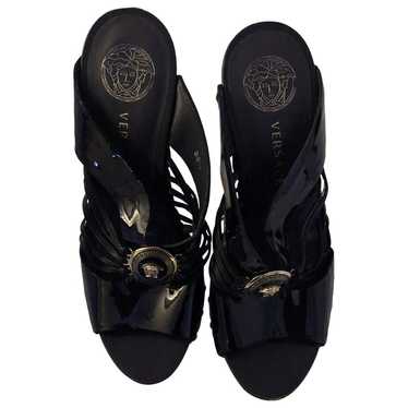 Medusa Aevitas leather mules in black - Versace