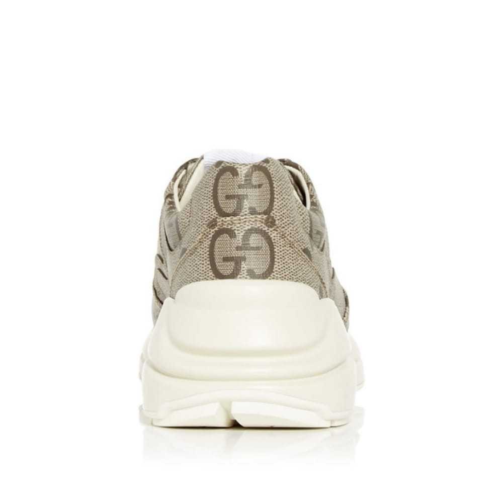 Gucci Rhyton leather trainers - image 4