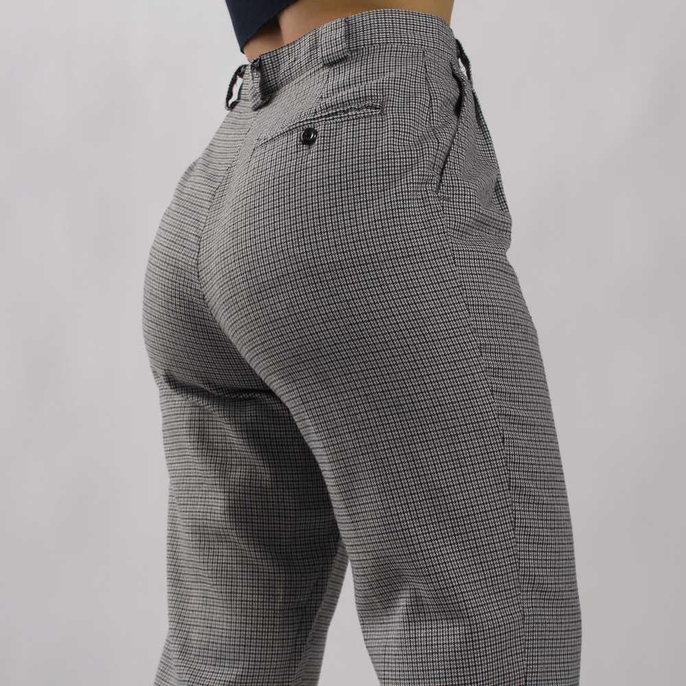 Vintage Checked Tailored Trousers - W27 - image 2