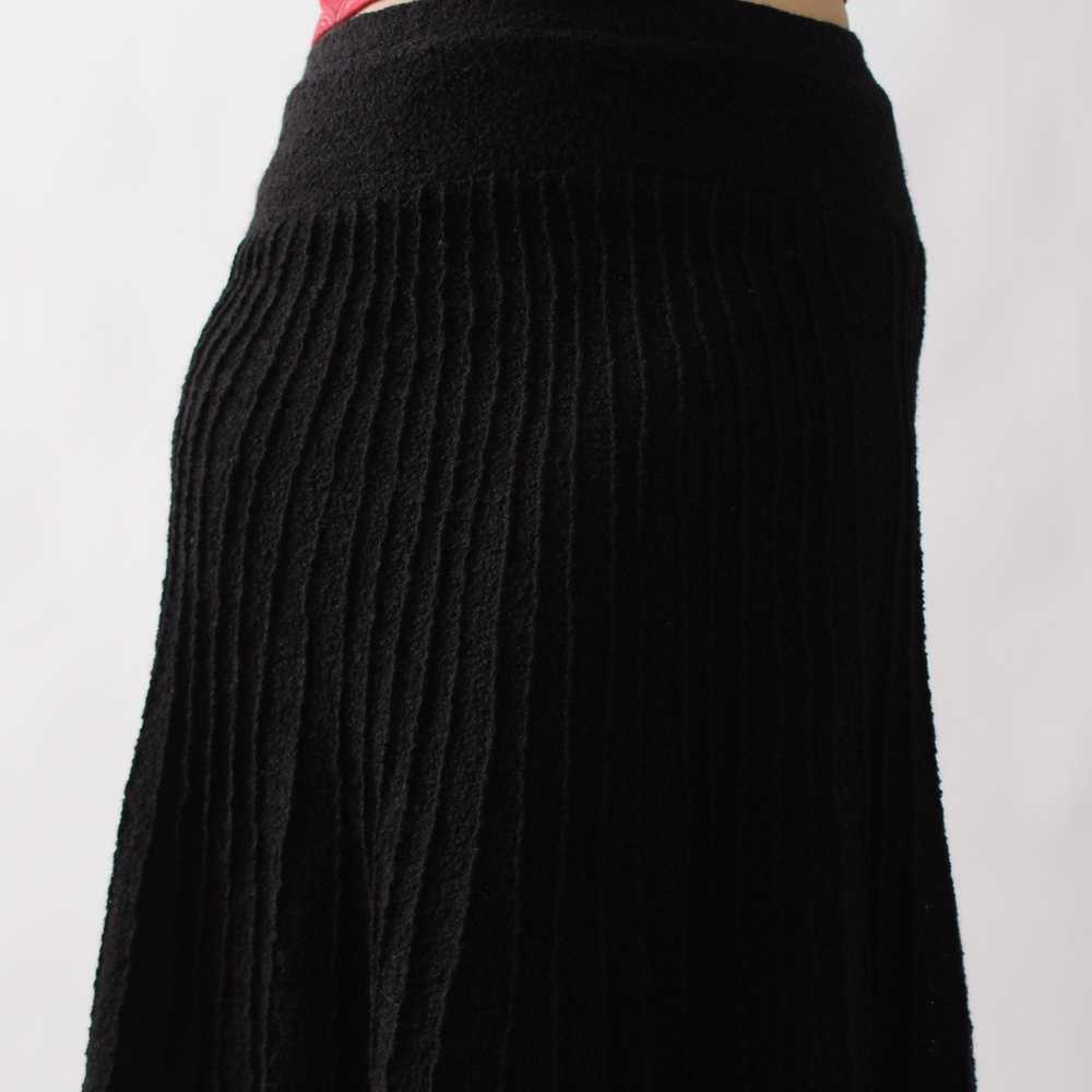 Vintage Wool Blend Knit Skirt - W27+ - image 7