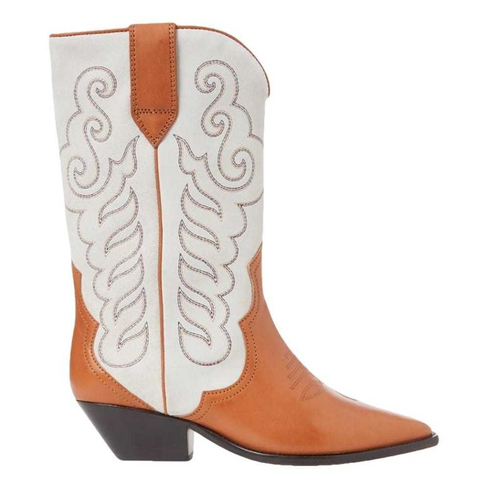 Isabel Marant Duerto leather cowboy boots - image 1