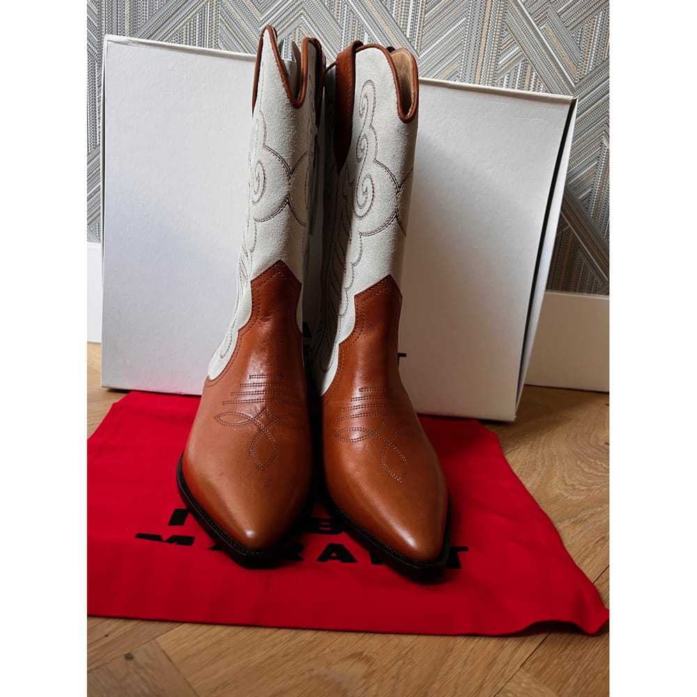 Isabel Marant Duerto leather cowboy boots - image 4