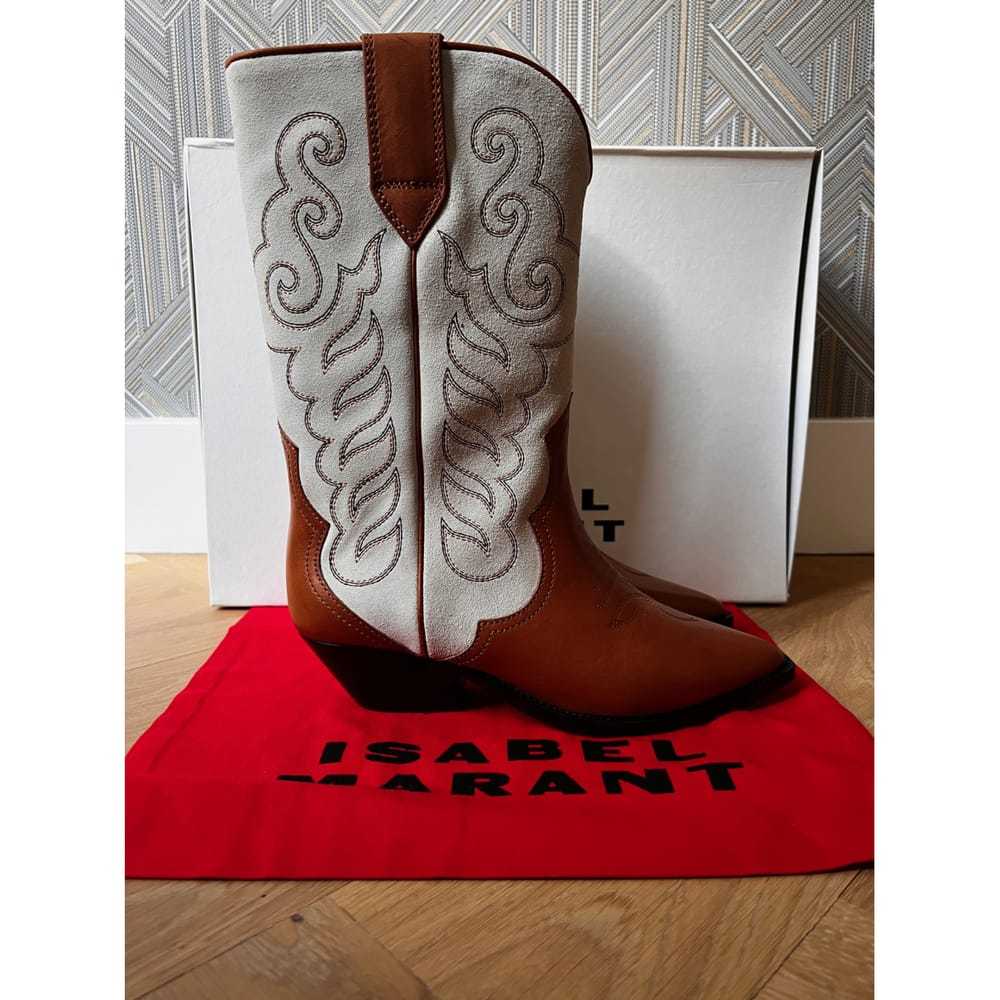 Isabel Marant Duerto leather cowboy boots - image 7