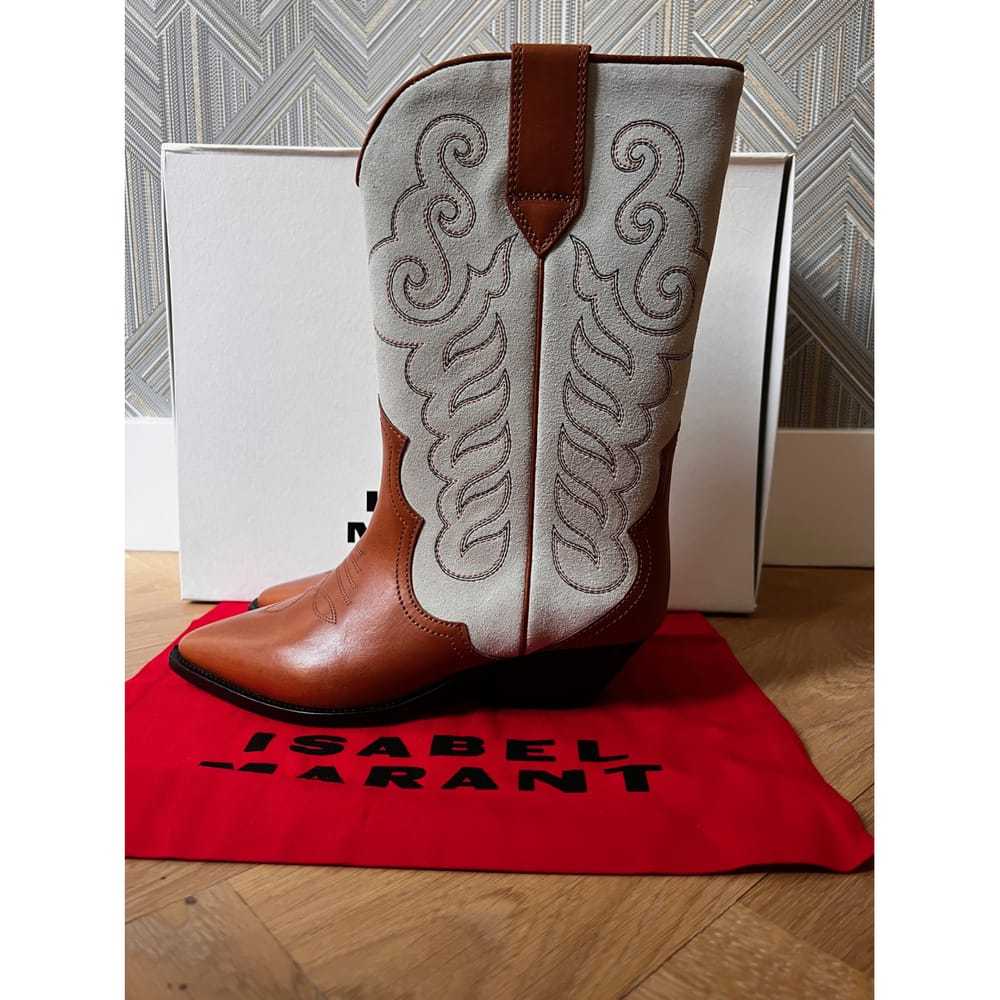 Isabel Marant Duerto leather cowboy boots - image 8