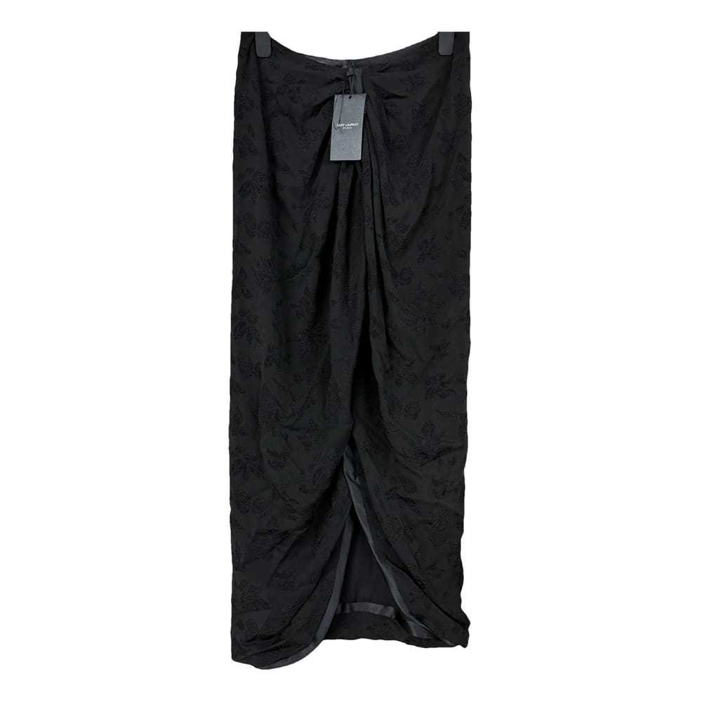 Saint Laurent Silk mid-length skirt - image 1