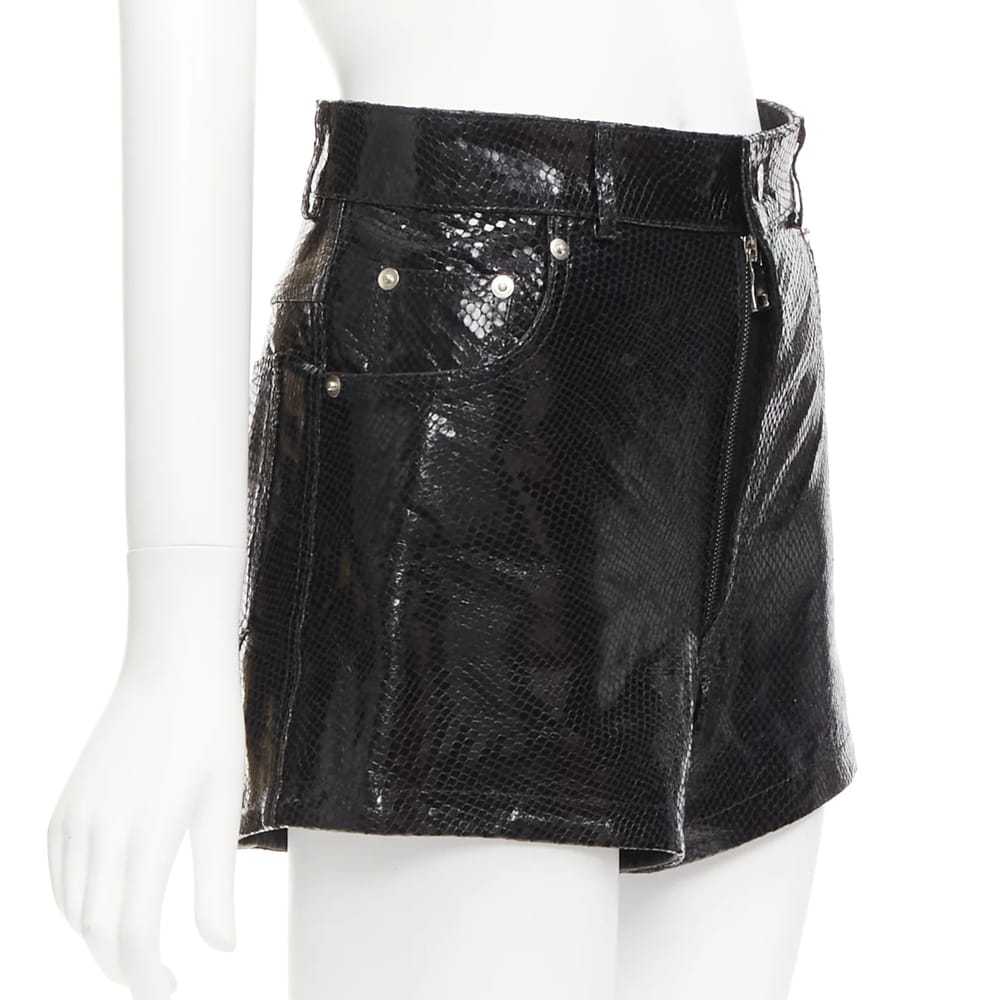 Manokhi Leather shorts - image 3