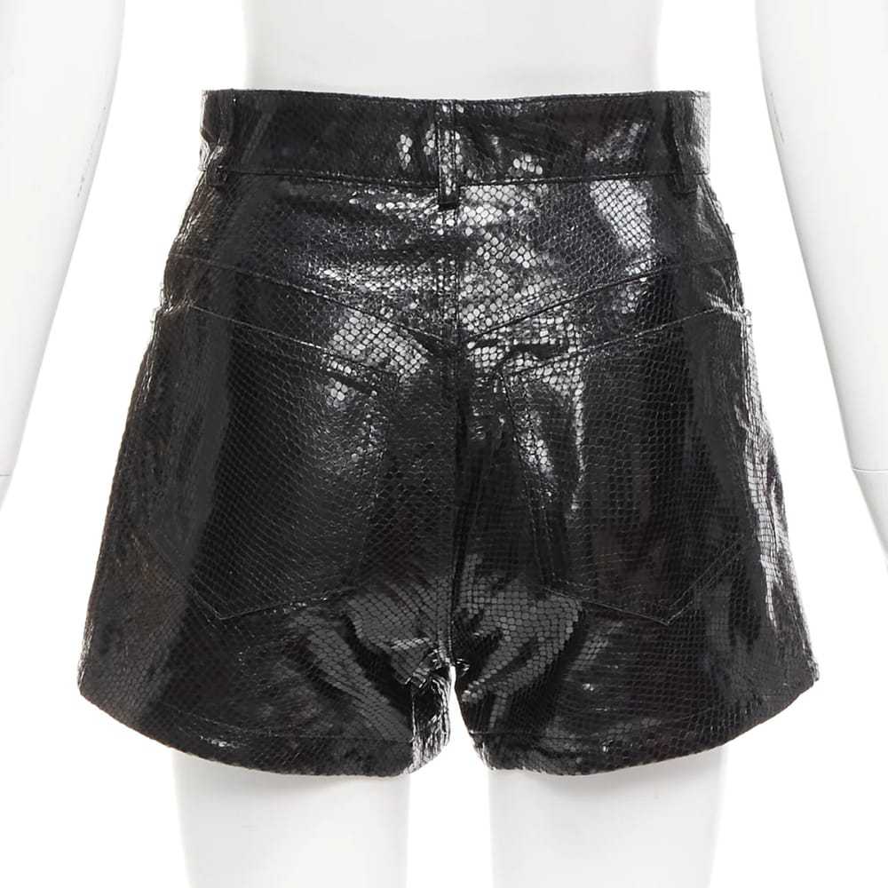 Manokhi Leather shorts - image 5
