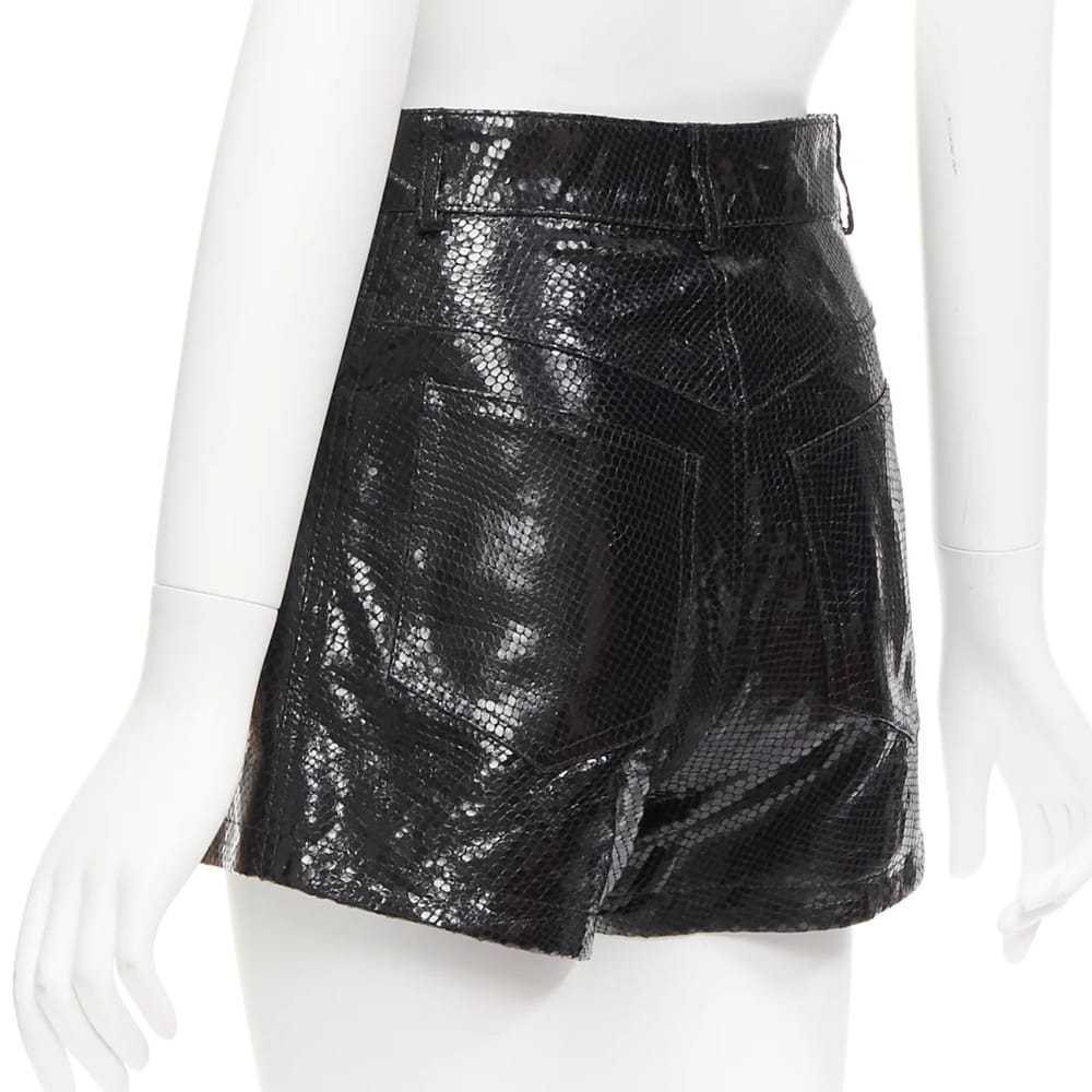 Manokhi Leather shorts - image 6