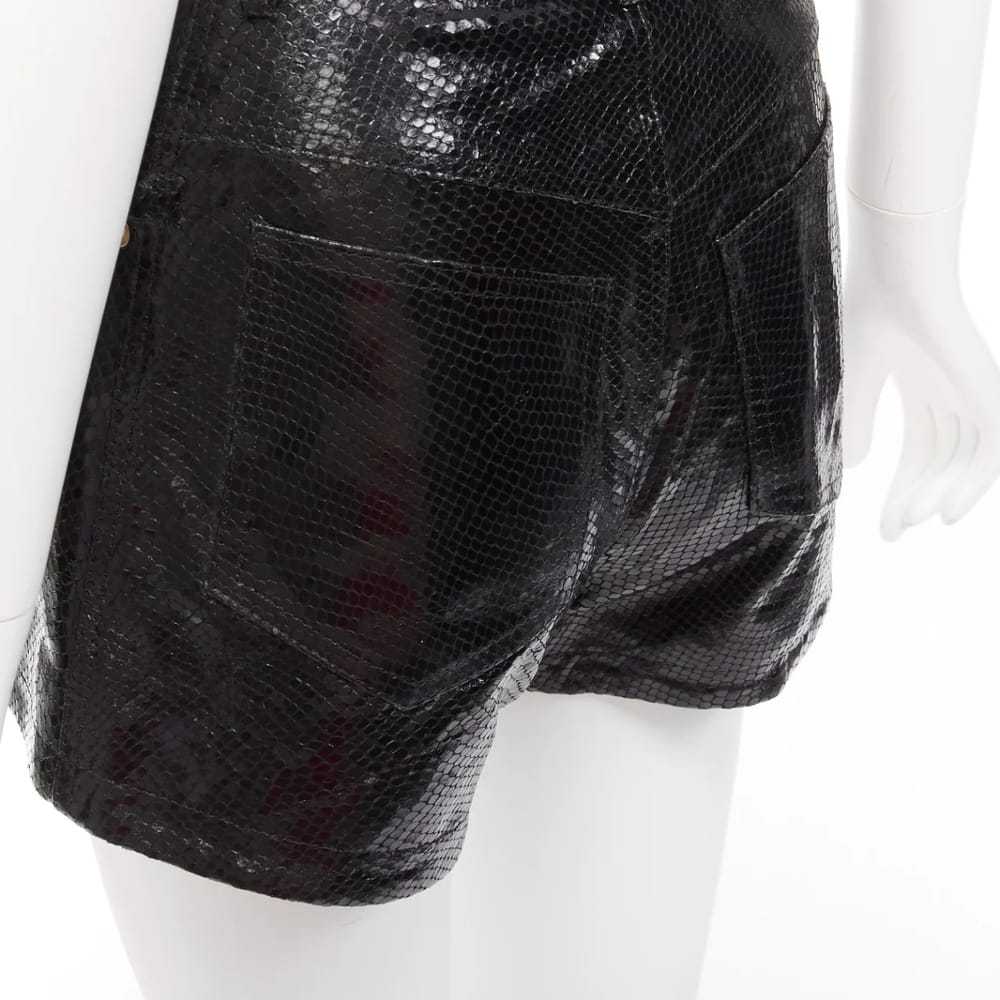 Manokhi Leather shorts - image 7