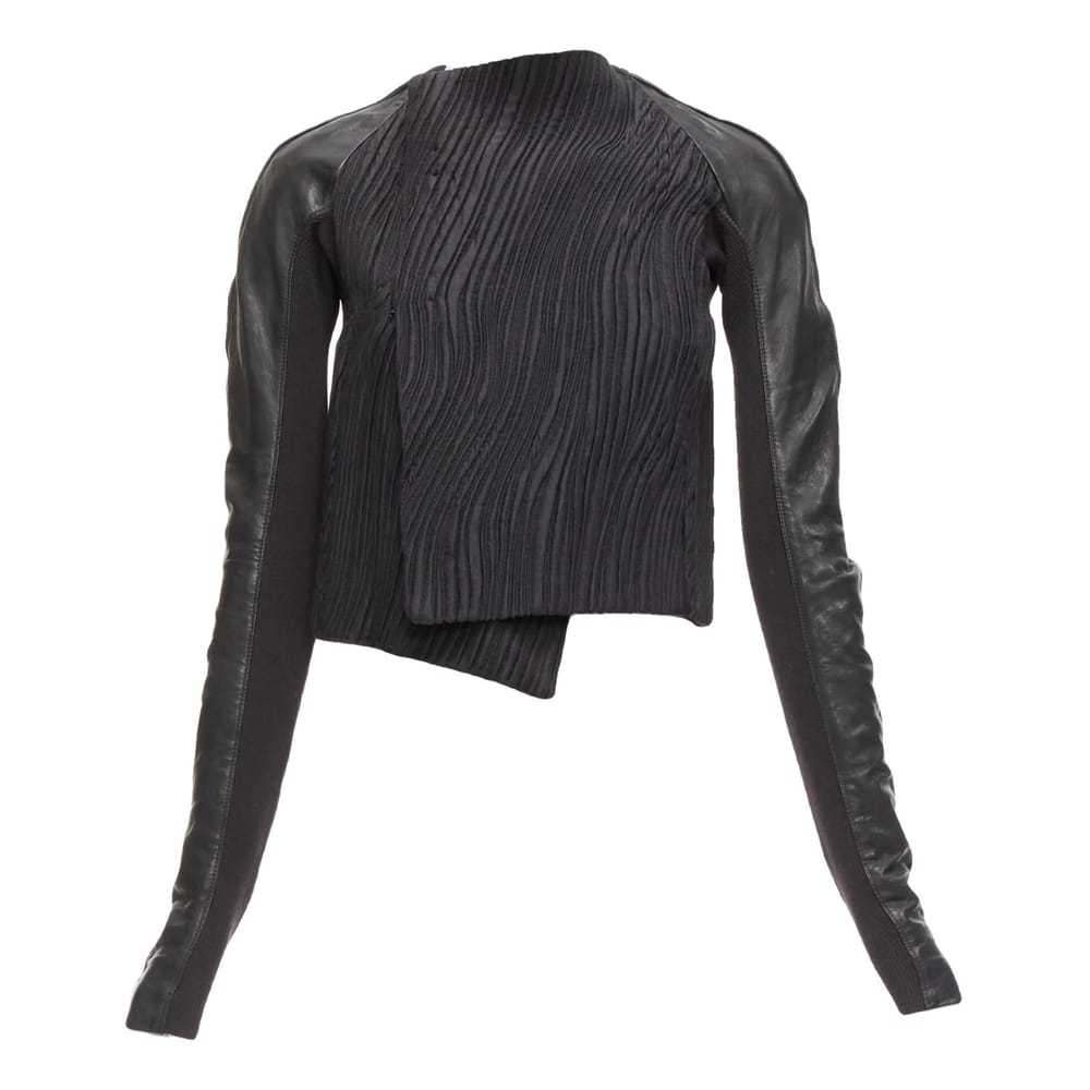 Rick Owens Wool biker jacket - image 1