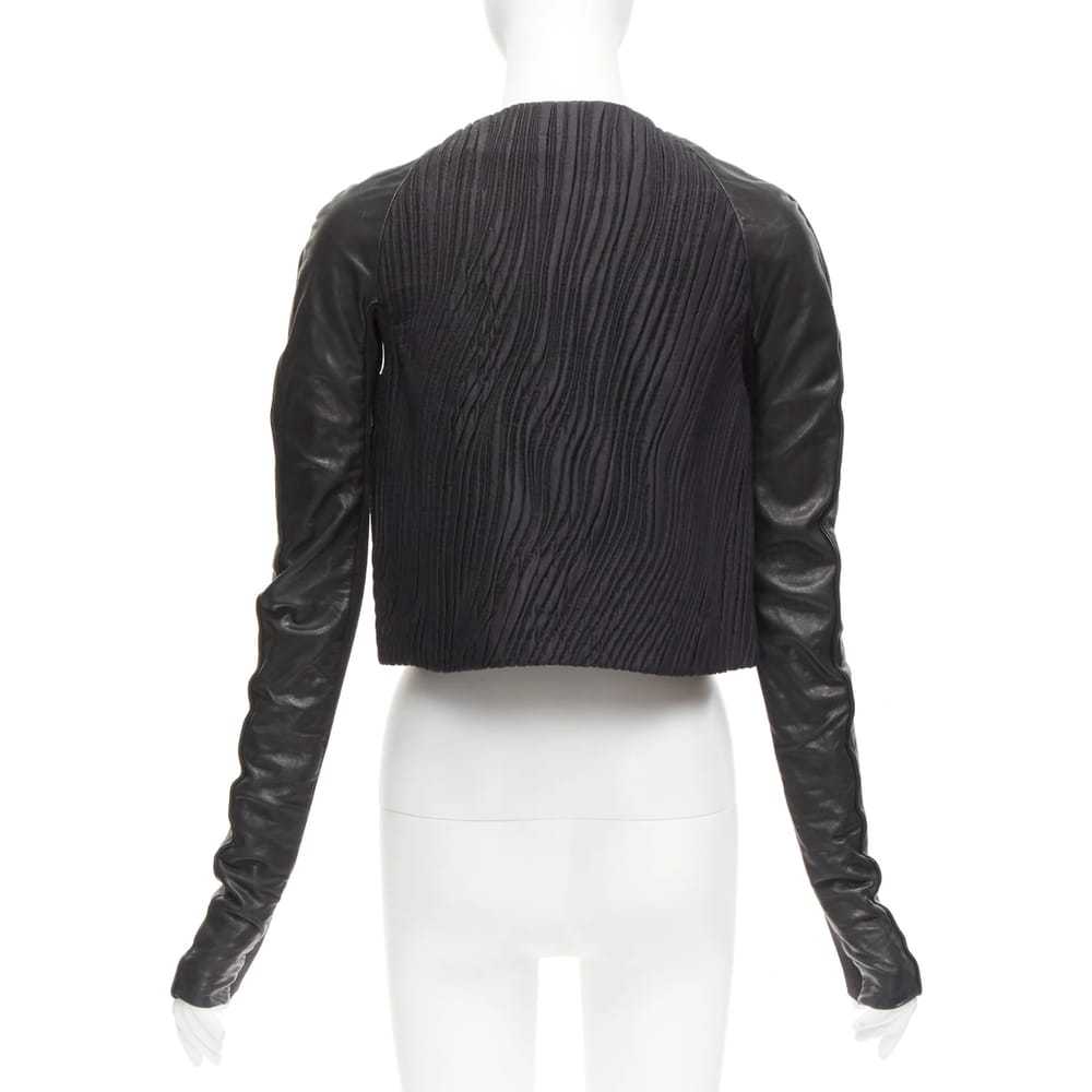 Rick Owens Wool biker jacket - image 6