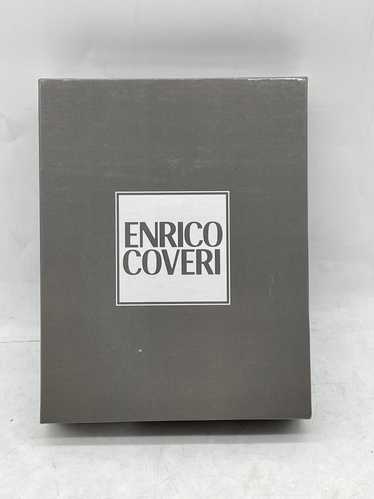 Enrico Coveri Mens Black Leather Card Holder Bifol