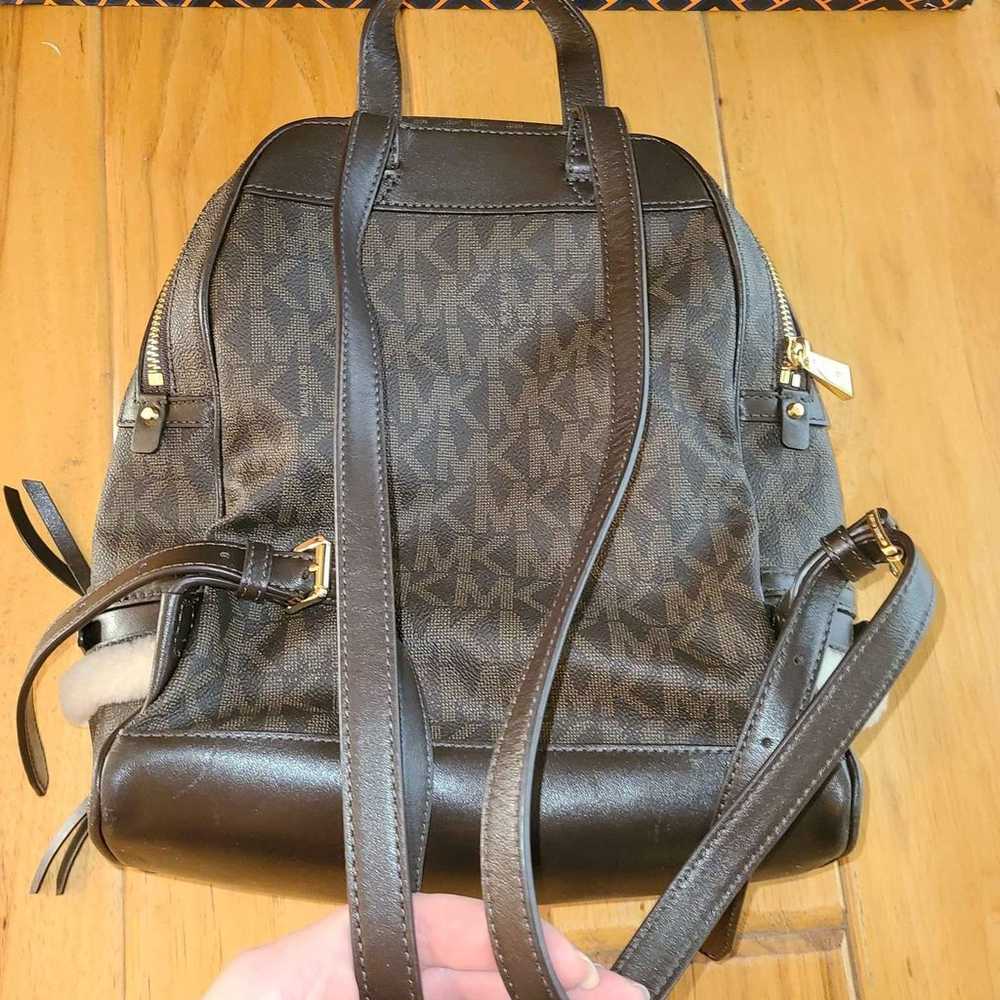 Michael Kors MK Designer Backpack Shoulder Bag - image 2