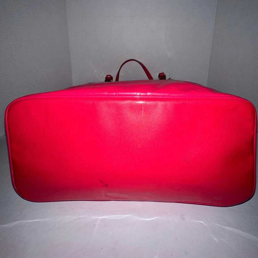 Hot Pink Coach Peyton Embossed Leather Tote Bag - image 7