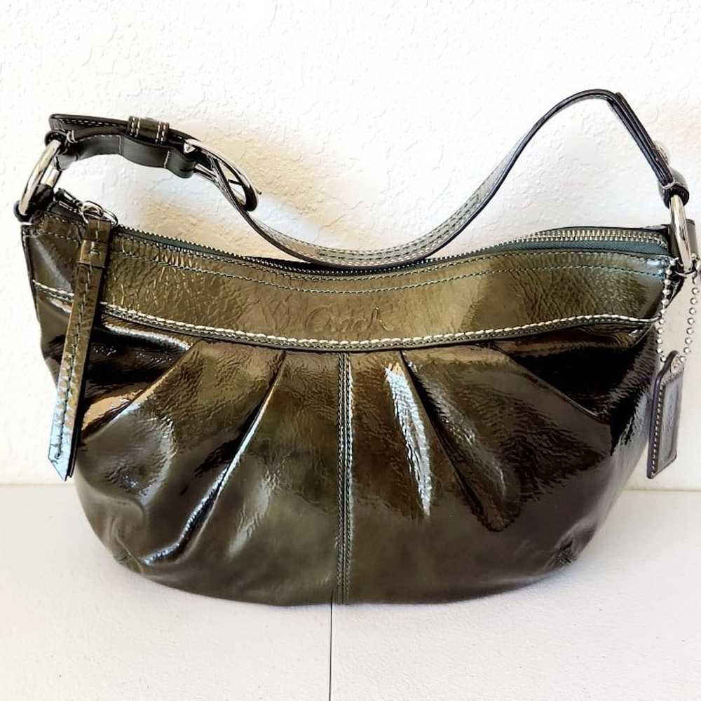 Coach Patent Leather Hobo Purse - image 1