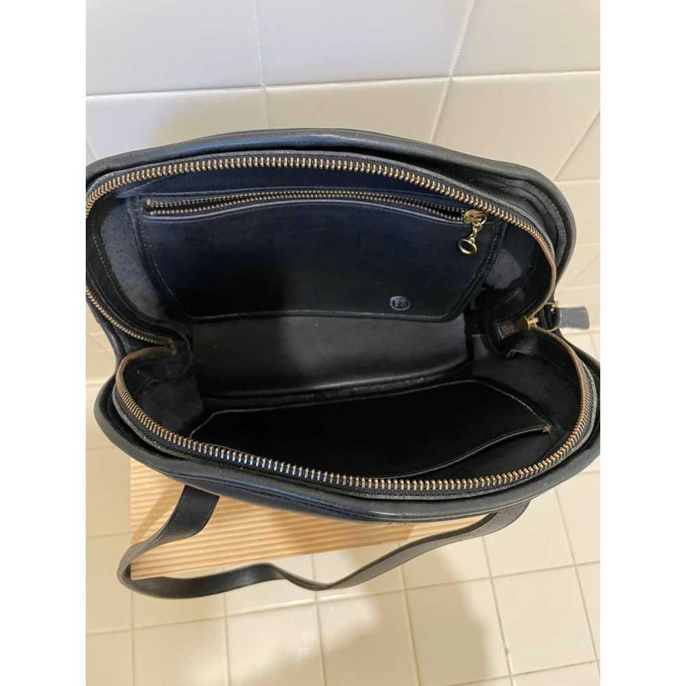 Vintage Coach Asheville Zip Bowler Bag Black Leat… - image 9