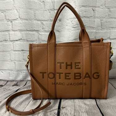 Brand New Ｍarc Jacobs Brown Leather The Tote Bag