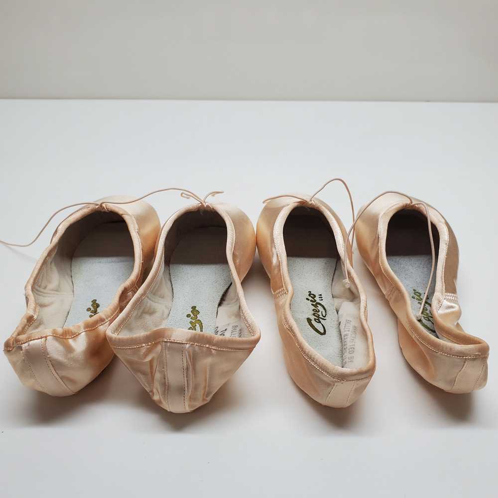 Lot of 2 Pairs Capezio Ballet Dance Pointe Shoes … - image 2