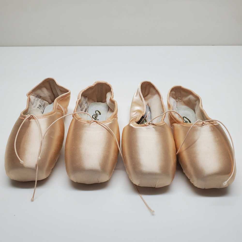 Lot of 2 Pairs Capezio Ballet Dance Pointe Shoes … - image 3