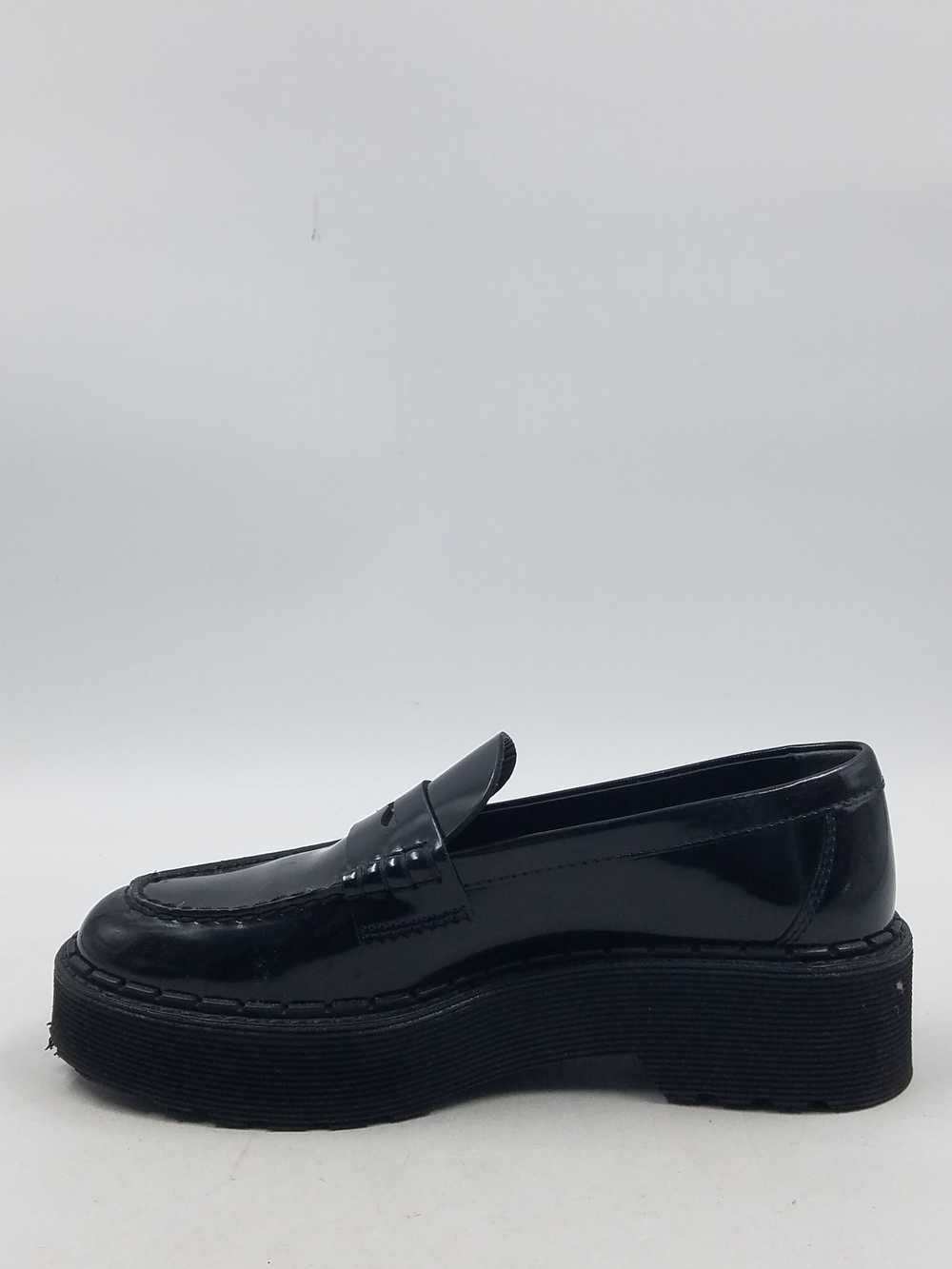 Authentic Tod's Black Platform Penny Loafers W 5.5 - image 2