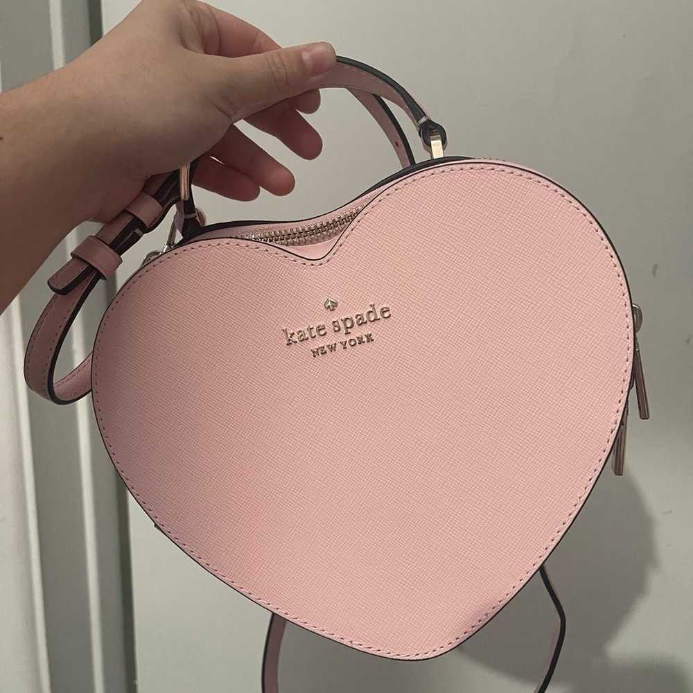Kate Spade love shack pink heart crossbody bag - image 1