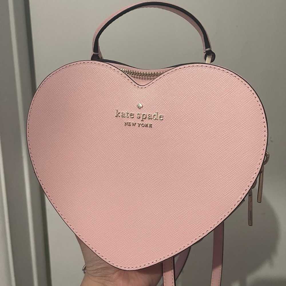 Kate Spade love shack pink heart crossbody bag - image 2