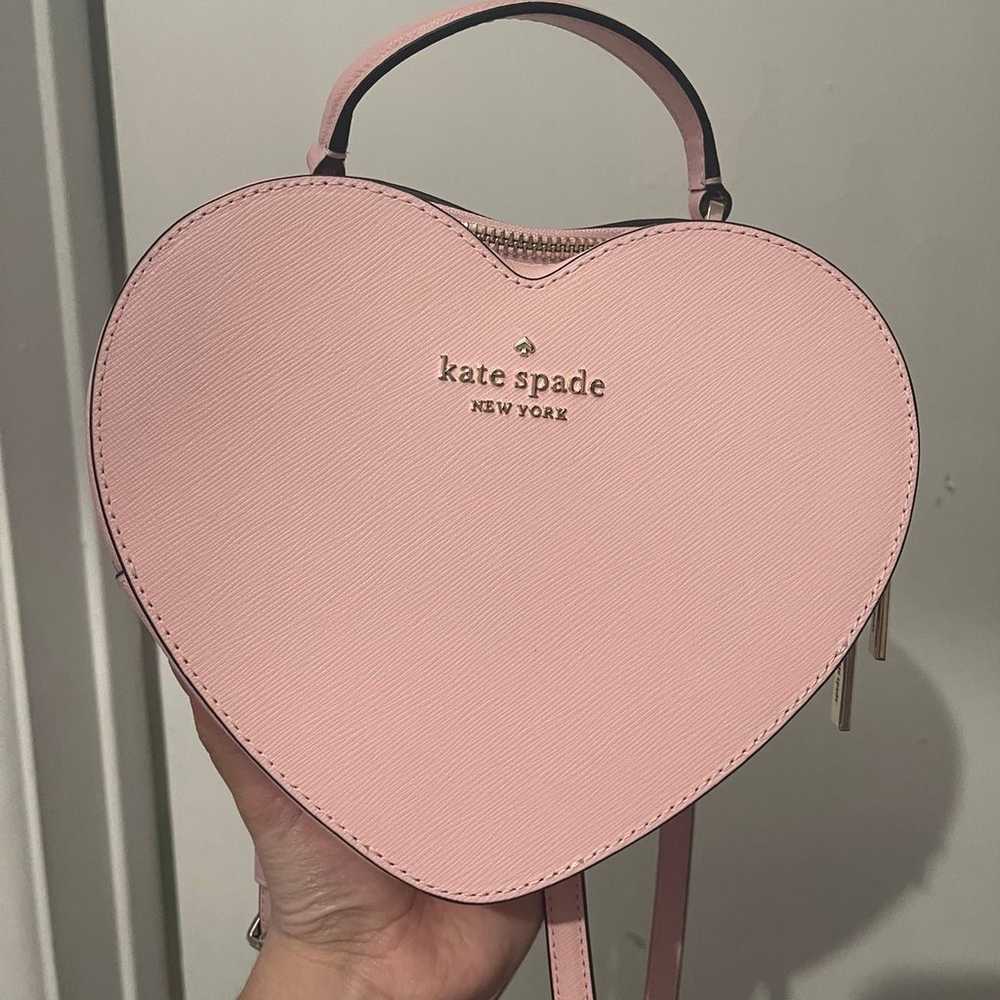 Kate Spade love shack pink heart crossbody bag - image 3