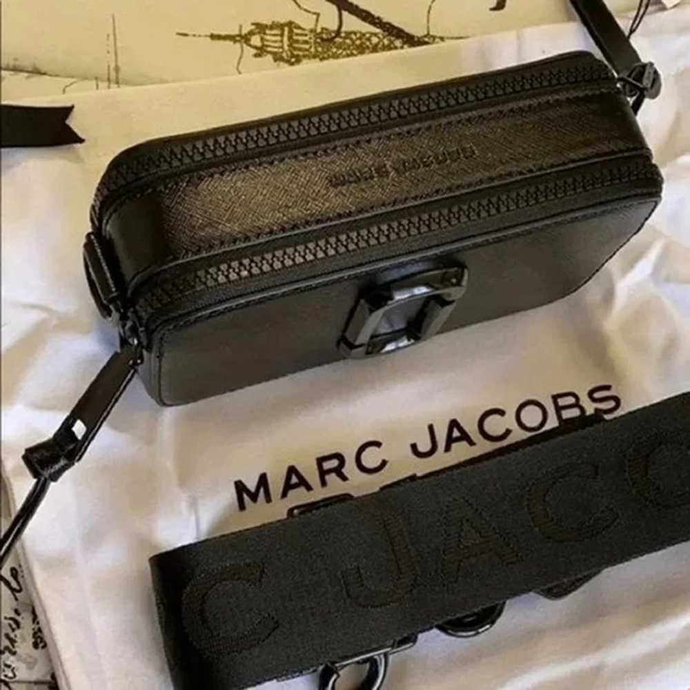 NWT Marc Jacob the SNAPSHOT Crossbody Bag Black - image 6