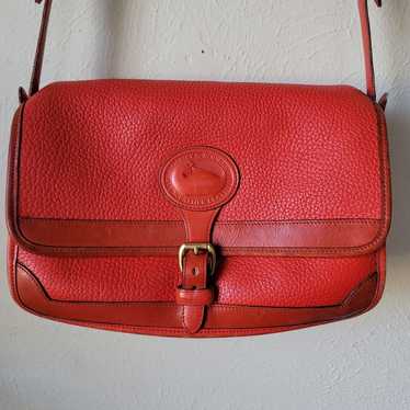 Rare Solid Red Vintage Dooney And Bourke Purse