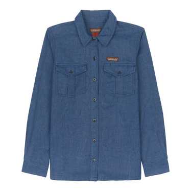 Patagonia Men's Farrier's Work Shirt in Stone Blue, Small - Workwear Shirts & Tops - Hemp/Polyester