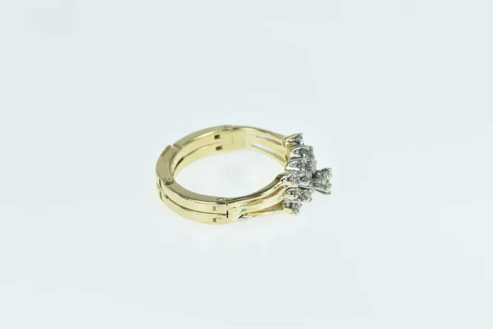 14K 0.55 Ctw Diamond Engagement Bridal Set Ring S… - image 2