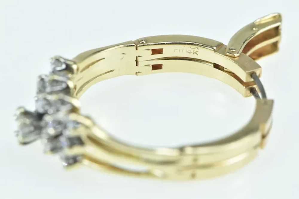 14K 0.55 Ctw Diamond Engagement Bridal Set Ring S… - image 3
