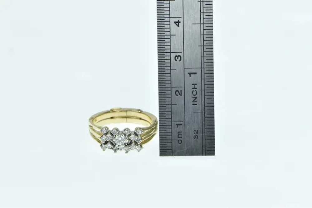 14K 0.55 Ctw Diamond Engagement Bridal Set Ring S… - image 4