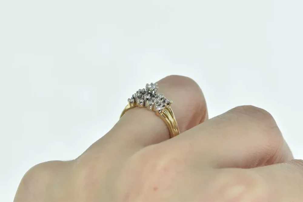 14K 0.55 Ctw Diamond Engagement Bridal Set Ring S… - image 6