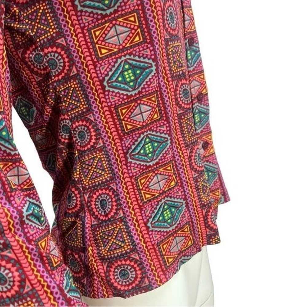 VTG 70's Polyester SULTRA Multi Color Multi Patte… - image 7