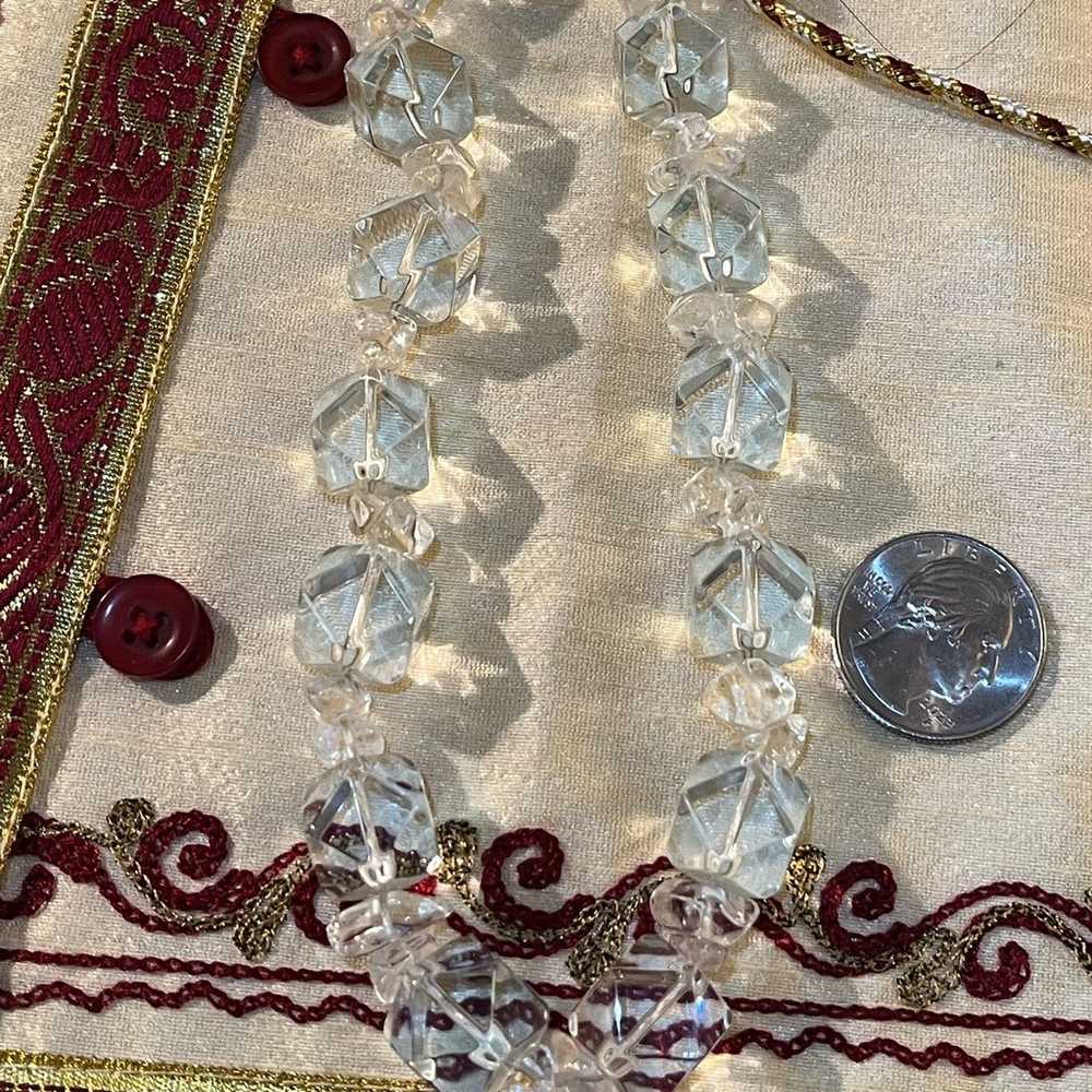 Vintage Rock Crystal Necklace - image 7