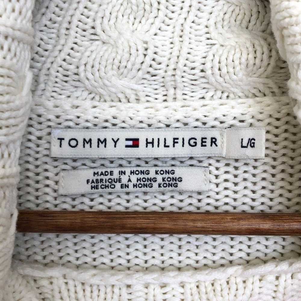 Vintage 90's Tommy Hilfiger Women's Sweater Cable… - image 10