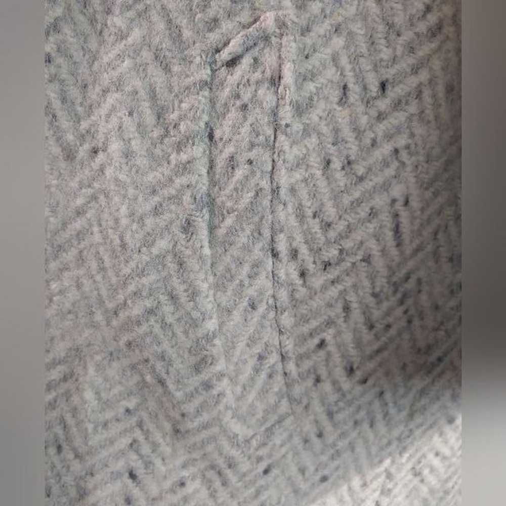 Vintage 50s Sager Tweed 100% Wool Grey Cream Jack… - image 7