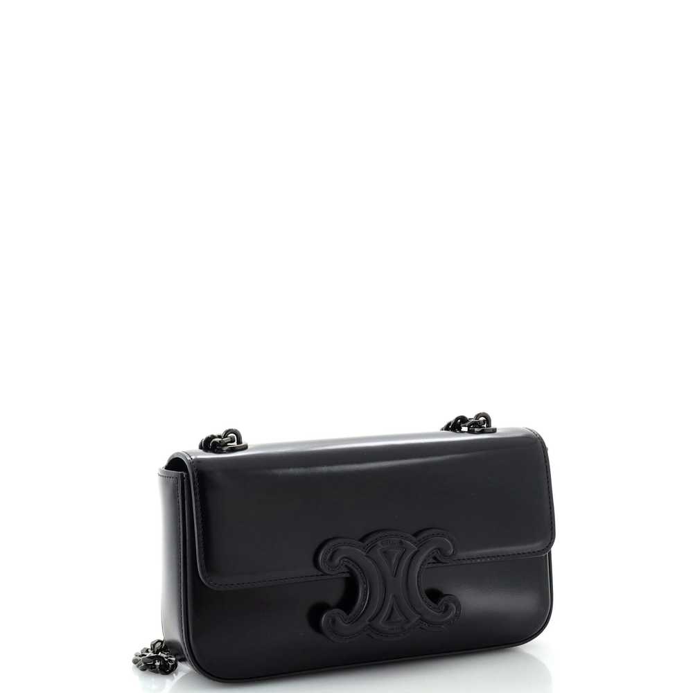 CELINE Triomphe Chain Shoulder Bag Leather Small - image 2