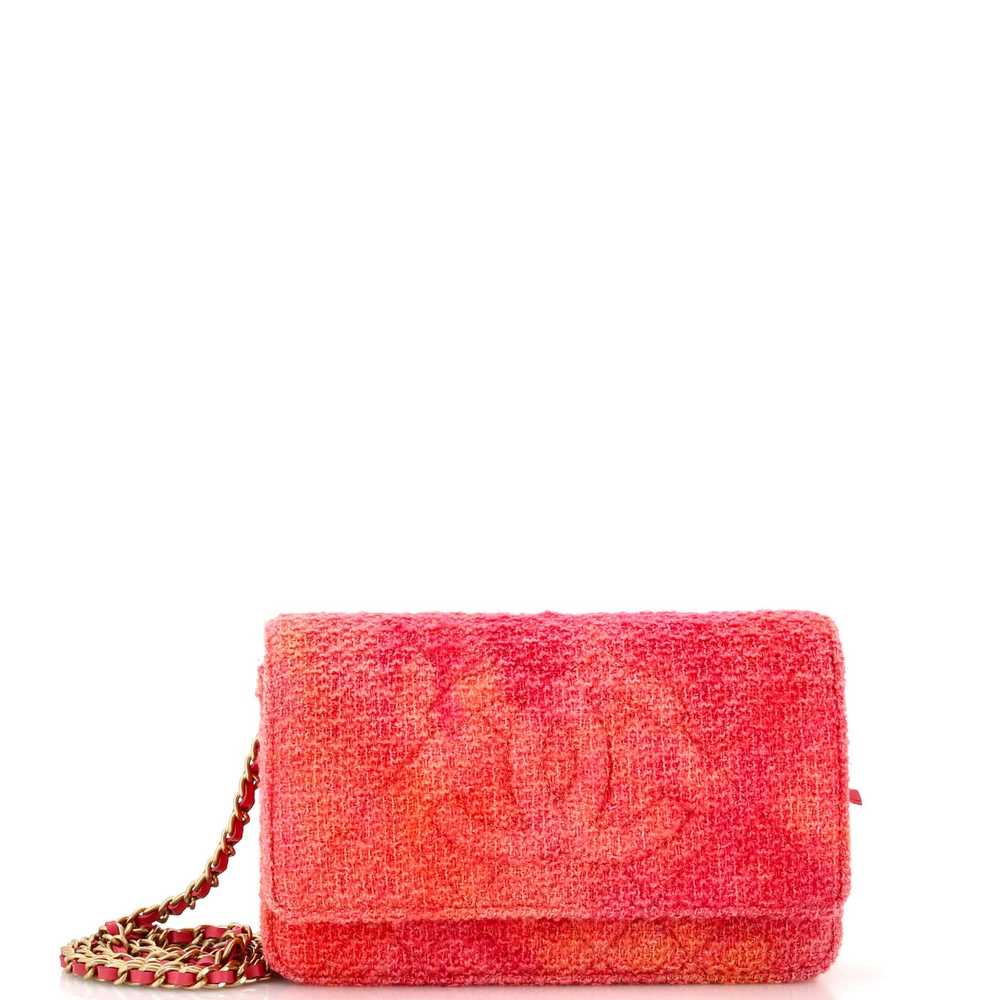 CHANEL Timeless Wallet on Chain Quilted Tweed - image 1