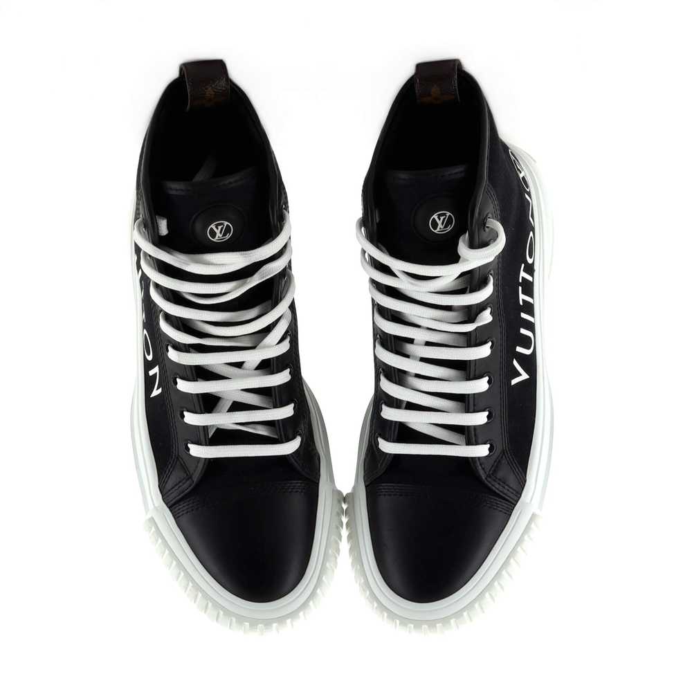 Louis Vuitton Men's LV Squad Sneaker Boots Canvas… - image 2