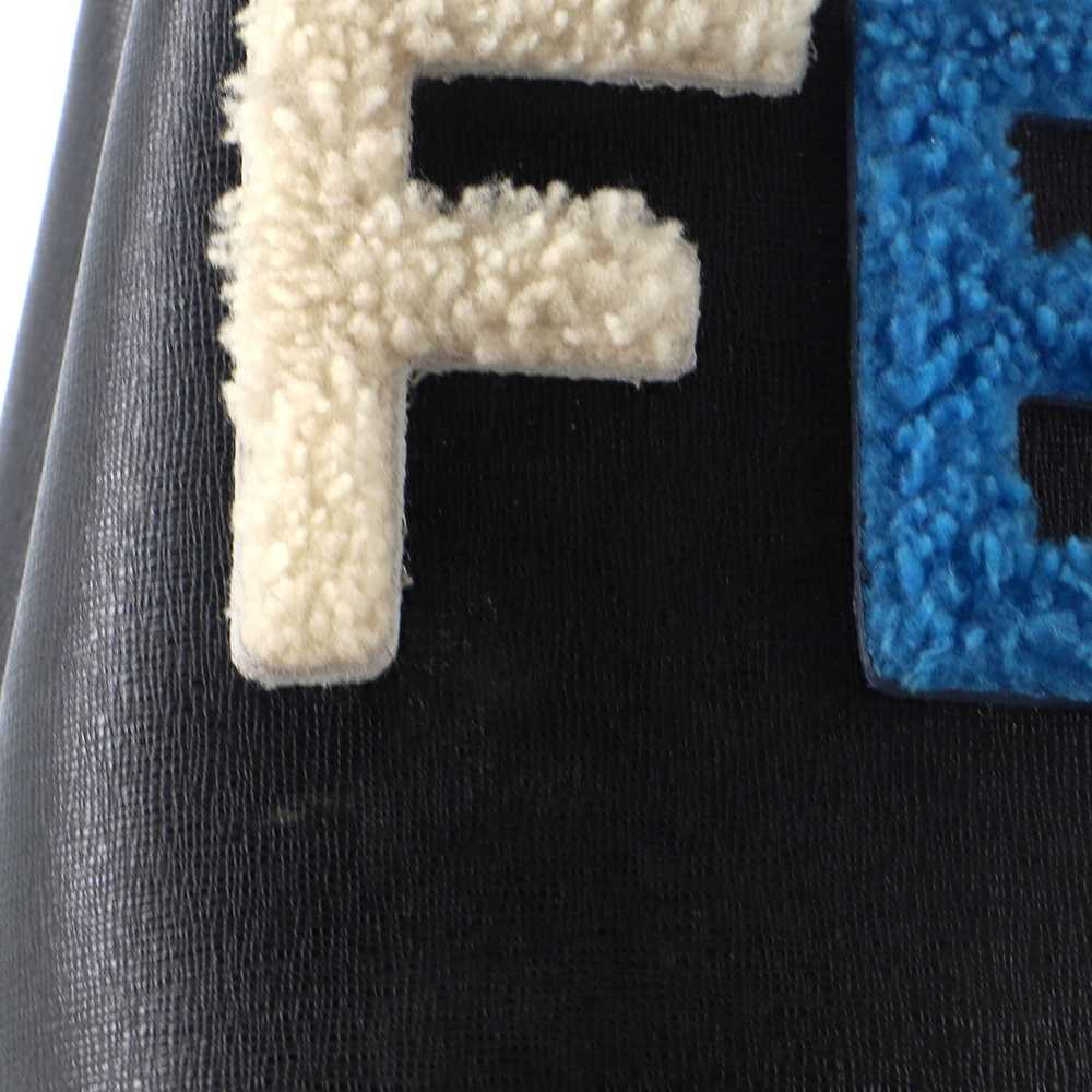 FENDI 2Jours Logo Bag Shearling and Leather Petite - image 7