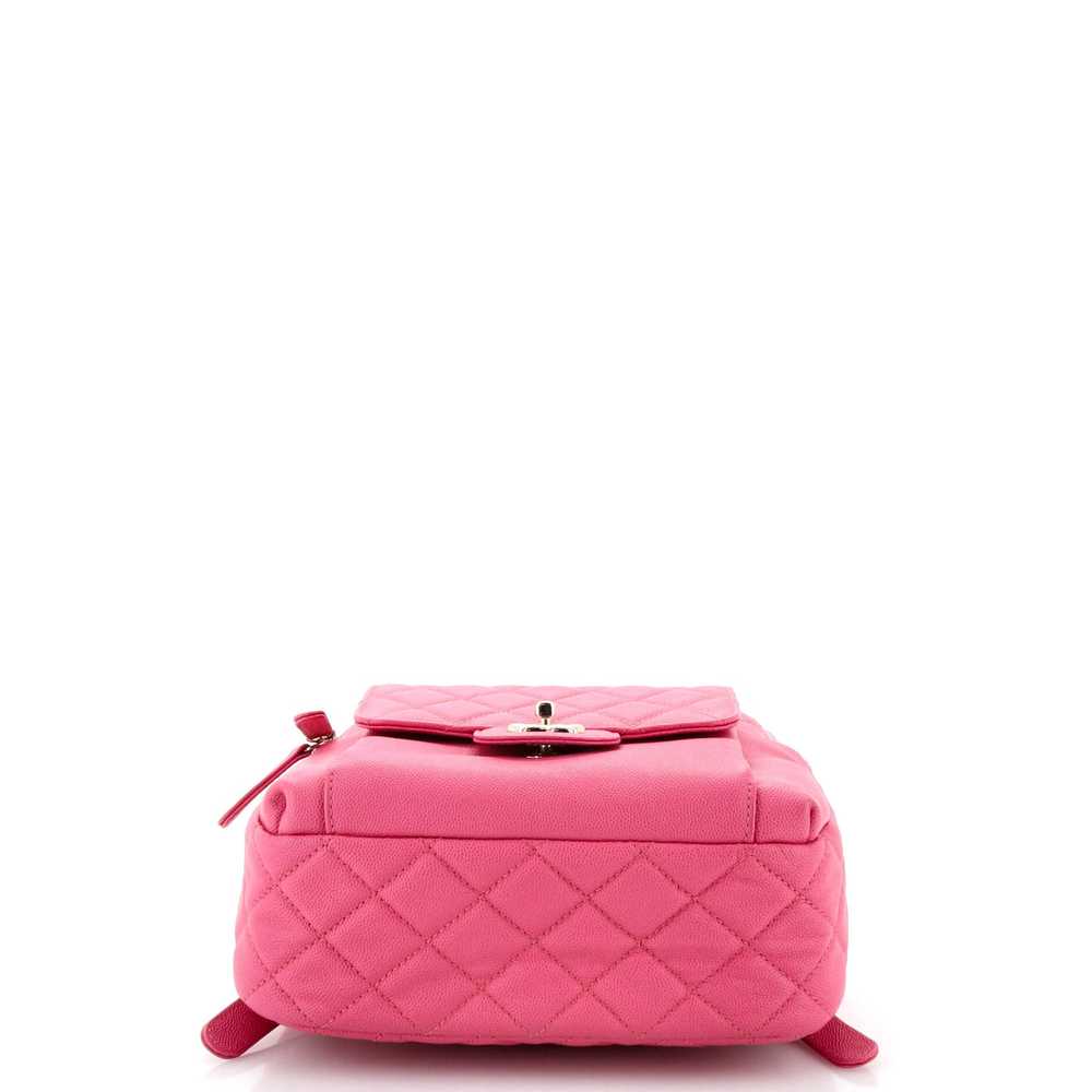 CHANEL CC Day Backpack Quilted Caviar Mini - image 5